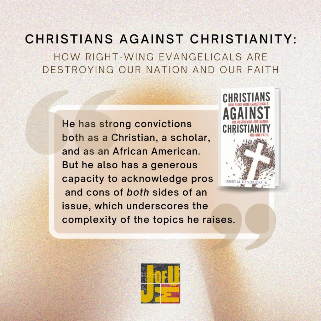 Review: Christians Against Christianity: How Right-wing Evangelicals are Destroying Our Nation and Our Faith